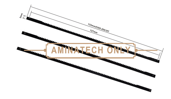 133mm Scroll Saw Blade Thin
