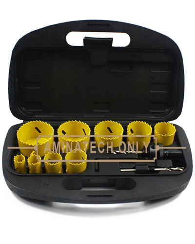 13pc Bi-Metal Hole Saw Kit