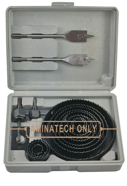 18pc Carbon Hole Saw Kit
